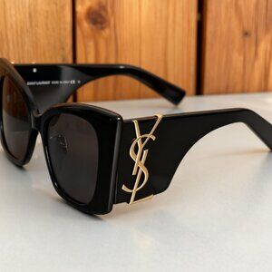 New Saint Laurent SL M119 BLAZE-001 Black Cat Eye Women's Sunglasses Fashion